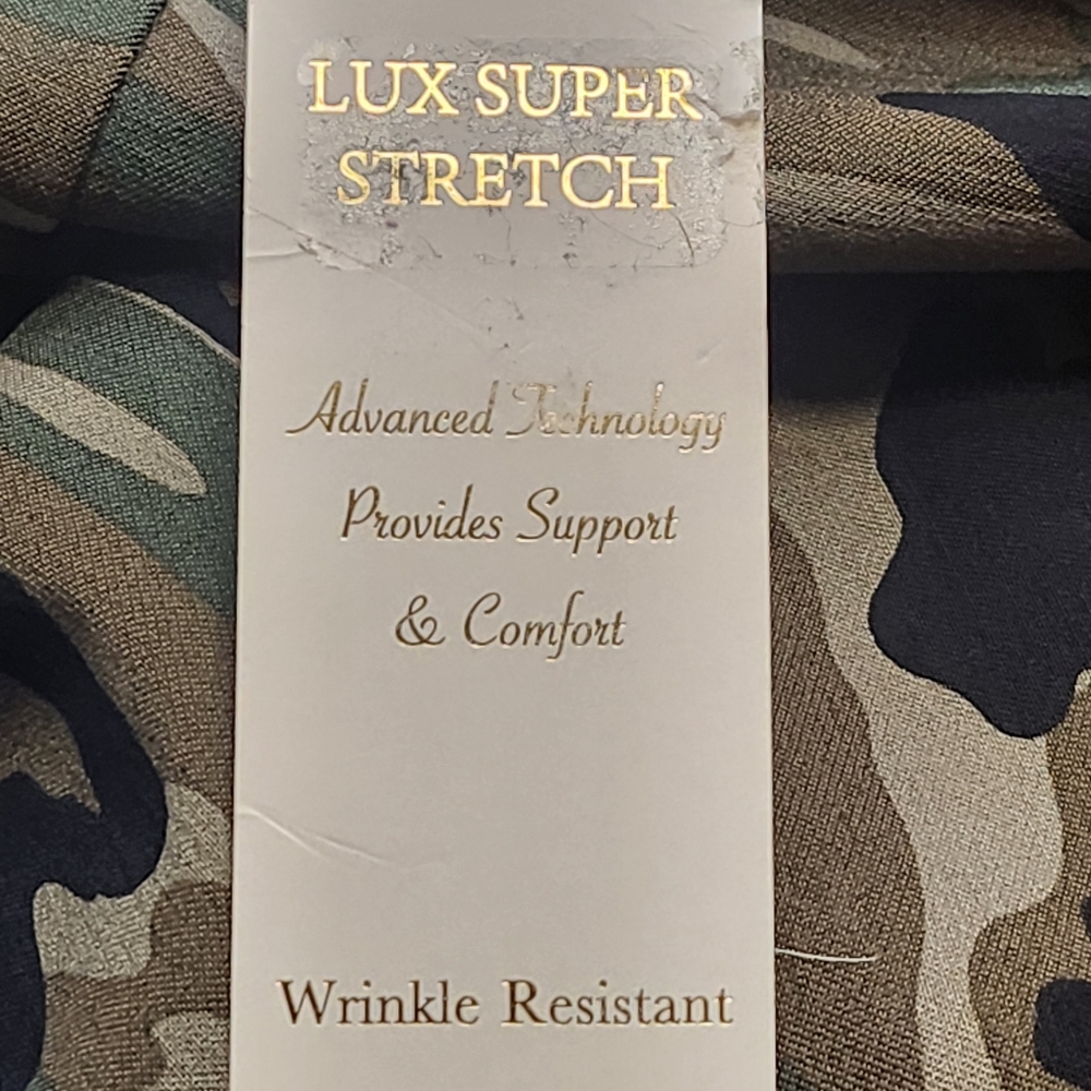 Cooper & Ella Women's Super Stretch Wrinkle Resistant Camouflage Pants Size 10 - Picture 5 of 10